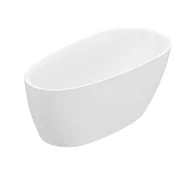 Wanny - Wanna wolnostojąca Excellent Olia 2.0 160x75 cm owalna biały mat syfon chrom WAEX.OLI2.16WHM - miniaturka - grafika 1