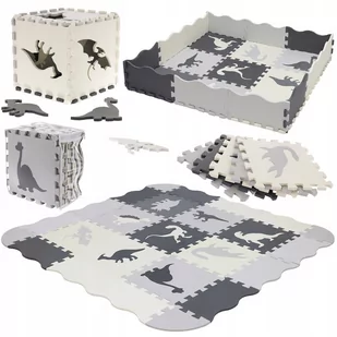 Puzzle Piankowe Mata Edukacyjna Eva 25 El Gruba - Maty piankowe - miniaturka - grafika 1