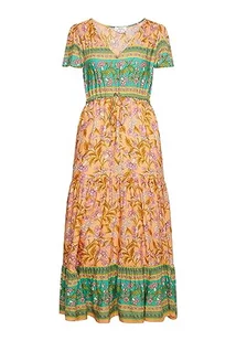 usha FESTIVAL Damska letnia sukienka 15926489, brzoskwinia wielokolorowa, L, brzoskwiniowy, wielokolorowy, L - Sukienki - miniaturka - grafika 1