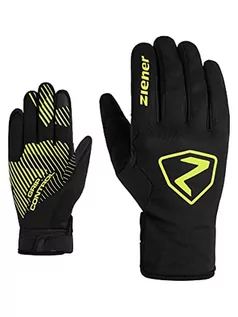 Rękawiczki - Ziener Unisex SMU 22-GTX INF 274 TOUCH rękawiczki rowerowe, długie palce, Gore-Tex Infinium, wyściełane, oddychające, poison yellow, rozmiar 8 - grafika 1