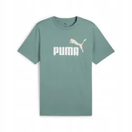 Koszulki męskie - PUMA KOSZULKA ESS 2 COLOR NO.1 LOGO 68470830 r S - miniaturka - grafika 1