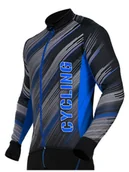 Bluzy na rower - STANTEKS SR0038 Bluza rowerowa kolarska na rower męska ocieplana Termoline L - miniaturka - grafika 1
