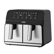 Frytkownice - Solac - frytkownica powietrzna z podwójnym koszem 1700 W, 8 l, frytkownica powietrzna 60-200 °, dwa zamki 4L, nieprzywierające, programowalne, 1 h timer, podwójna temperatura z kontrolą dotykową, 11 - miniaturka - grafika 1