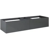 Szafki łazienkowe - Szafka łazienkowa pod umywalkę Elita Look 160 cm antracyt RE081604026610 - miniaturka - grafika 1