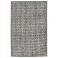Dywaniki łazienkowe - IKEA TOFTBO Dywanik łazienkowy Mikrofibra 40x60 cm szaro-biały - miniaturka - grafika 1