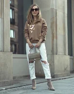Bluzy damskie - Bluza sky camel - miniaturka - grafika 1