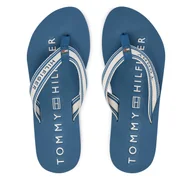 Klapki i japonki damskie - Japonki Tommy Hilfiger Th Webbing Summer Sandal FW0FW09193 Niebieski - miniaturka - grafika 1