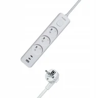Listwy zasilające - MORRE LISTWA ZASILAJĄCA 3G USB, 2xUSB-C,1,5m M405 - miniaturka - grafika 1