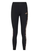 Legginsy - adidas Legginsy Animal Print 3-Stripes JM1864 Czarny Slim Fit - miniaturka - grafika 1