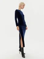 Sukienki - HUGO Sukienka koktajlowa 50522756 Granatowy Slim Fit - miniaturka - grafika 1