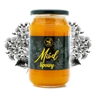 Miód - Miód pszczeli lipowy naturalny duży 1,2kg świeży 2025 z Pasieki Janczarczyk - miniaturka - grafika 1
