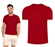 Koszulki męskie - 4F T-shirt Koszulka Męska TSM352 Bawełniana Red - miniaturka - grafika 1
