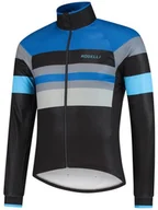 Kurtki męskie - Męska Kurtka Rowerowa Rogelli Peak Winterjacket | Black/Grey/Blue - Rozmiar L - miniaturka - grafika 1