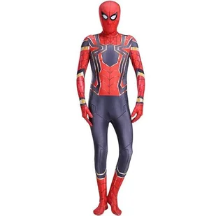 Strój czerwony pająk superbohater-XL - Stroje karnawałowe - miniaturka - grafika 1