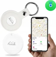 Lokalizatory GPS - Lokalizator Mini Do Kluczy Auta Kota Roweru Psa Biały Do Apple Etui - miniaturka - grafika 1