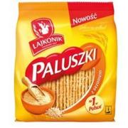 Inne przekąski suche - Lajkonik PALUSZKI Z SEZAMEM 150G zakupy dla domu i biura 42432187 - miniaturka - grafika 1