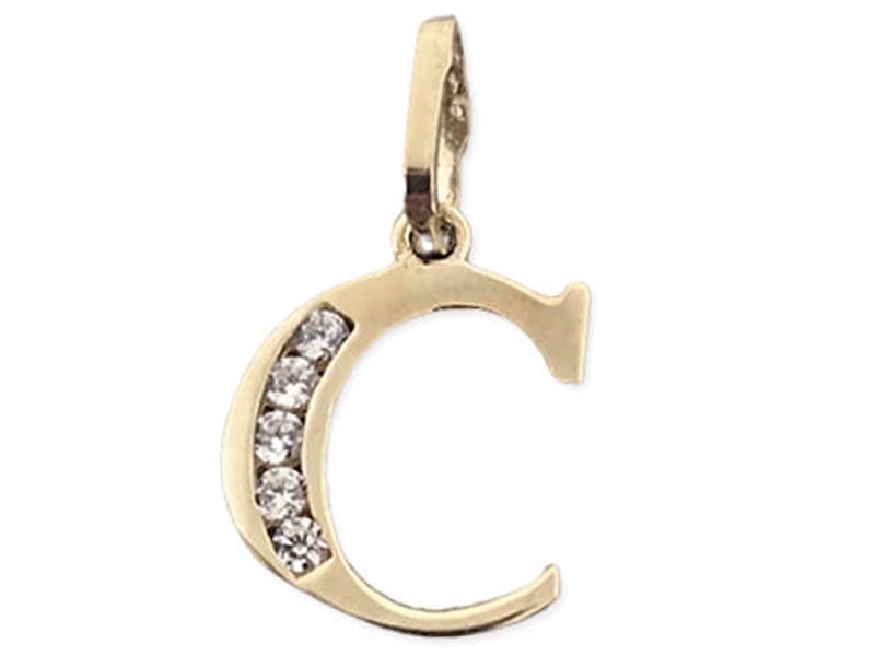 Złota Zawieszka 333 Literka Z Cyrkoniami