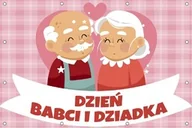 Pomoce naukowe - Dzień Babci i Dziadka- Baner do szkoły i przedszkola - miniaturka - grafika 1