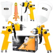 Pistolety malarskie - Pistolet malarski lakierniczy do malowania pneumatyczny 1.4 mm 600ml JCB - miniaturka - grafika 1