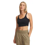 Koszulki i topy damskie - Damski top basic Under Armour UA Rival Rib Baby Tank - czarny - miniaturka - grafika 1