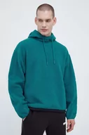 Bluzy męskie - Calvin Klein Performance bluza sportowa kolor zielony z kapturem gładka - miniaturka - grafika 1