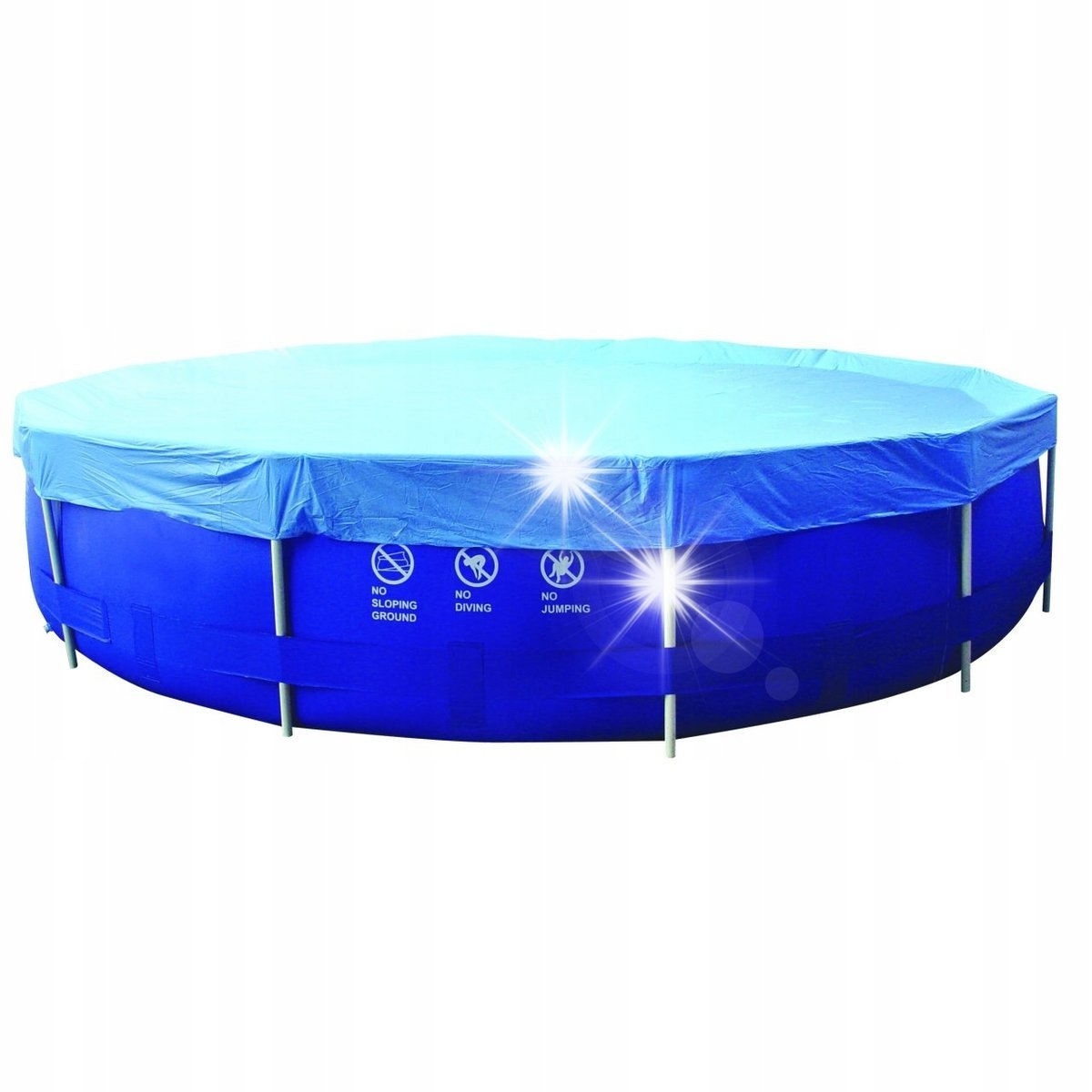 POKRYWA NA BASEN OGRODOWY STELAŻOWY 360 CM AVENLI OCHRONA PLANDEKA BASENOWA