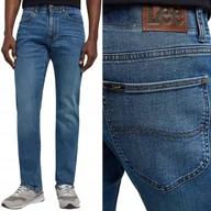 Spodnie męskie - Lee SLIM FIT Extreme Motion WYGODNE DOPASOWANE SPODNIE JEANSOWE W32 L34 - miniaturka - grafika 1