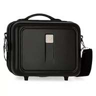 Kosmetyczki, organizery i kuferki - Roll Road Camboya Dostosowywana kosmetyczka z paskiem na ramię czarna 29 x 21 x 15 cm sztywna ABS 9,14 l - miniaturka - grafika 1