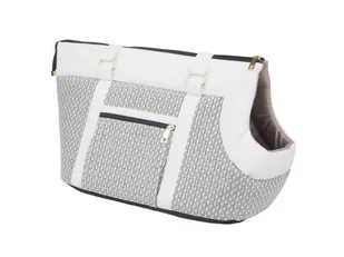 AMIPLAY Amiplay Torba transportowa Morgan biała [rozmiar S] 35 x 21 x 24cm - Sprzęt podróżny i transportery dla psów - miniaturka - grafika 1