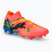 Piłka nożna - Buty piłkarskie PUMA Future 7 Ultimate Neymar Jr FG/AG sunset glow/black/sun stream/puma green/blue WYSYŁKA W 24H 30 DNI NA ZWROT - miniaturka - grafika 1