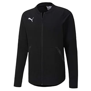 Kurtki męskie - Puma TeamFINAL 21 Casuals męska kurtka treningowa, czarna, XL 656491_03 - grafika 1