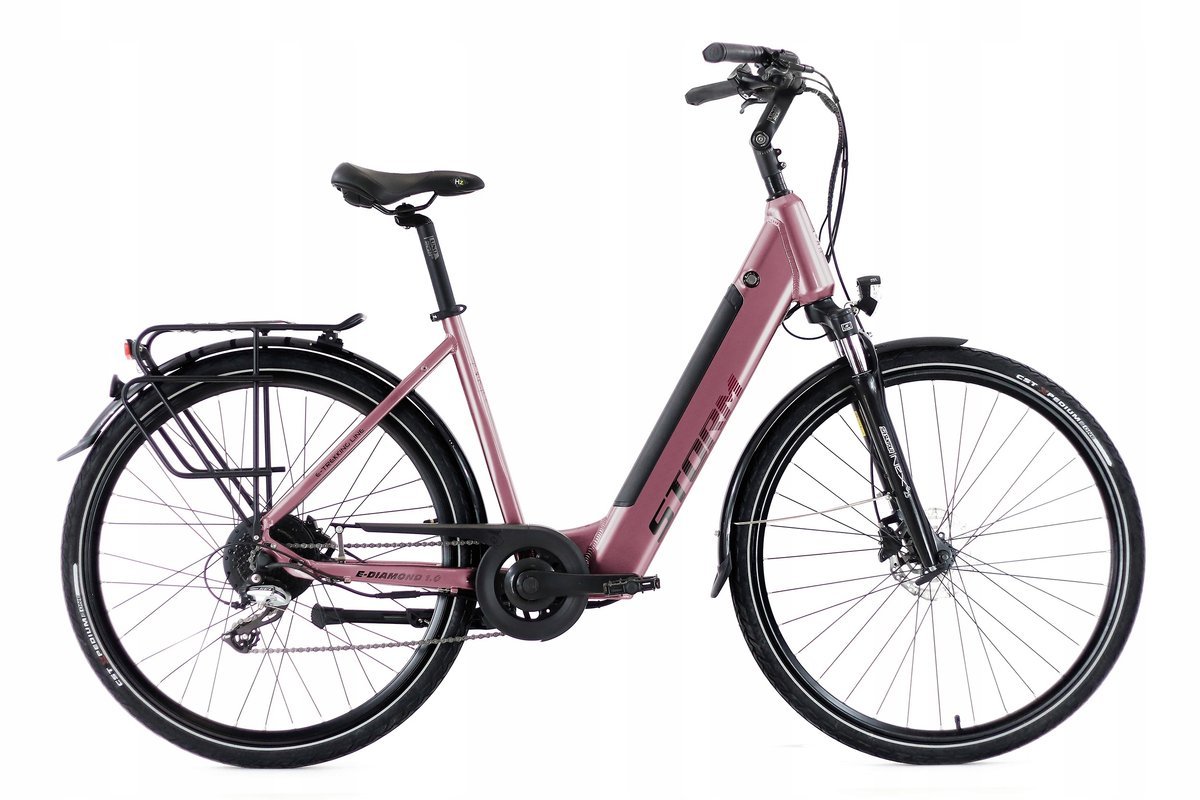 Rower elektryczny STORM E-DIAMOND DEEP 2.0 LADY brudny róż 17