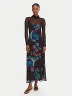 Swetry damskie - Desigual Sweter Bergen 25WWJF08 Czarny Regular Fit - miniaturka - grafika 1