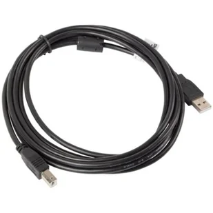 LANBERG LANBERG Kabel USB 2.0 AM-BM 3M Ferryt czarny (CA-USBA-11CC-0030-BK) - Kable USB - miniaturka - grafika 6