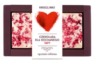 Czekolada - Czekolada biała z żurawiną - serce dla taty - miniaturka - grafika 1