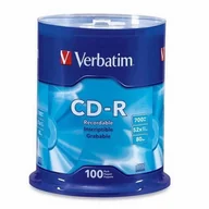 Nośniki danych - CD-R 700MB 52x VERBATIM 100szt - miniaturka - grafika 1