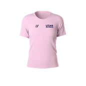 Koszulki sportowe damskie - COMPRESSPORT Koszulka biegowa damska z krótkim rękawem TRAINING T-SHIRT UTMB 2025 roseate - miniaturka - grafika 1