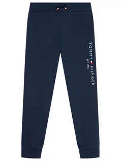 Spodnie i spodenki dla chłopców - Tommy Hilfiger Spodnie dresowe Essential KS0KS00214 Granatowy Regular Fit - grafika 1