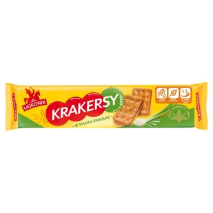 Lajkonik - Krakersy cebulkowe - Inne przekąski suche - miniaturka - grafika 1