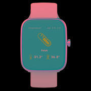 Smartwatch - Vector VCTR-31-01RG Różowy - miniaturka - grafika 1