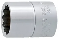 Klucze i nasadki - NASADKA 3/8"-13/16" 12-KAT UNIOR - miniaturka - grafika 1