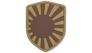 Odzież taktyczna i umundurowanie - 101 Inc. - Naszywka 3D - Japanese War Shield - Brązowy - miniaturka - grafika 1