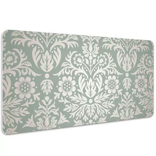 Mata ochronna z nadrukiem Kwiatowy wzór 100x50 cm, Dywanomat - Podkładki na biurko - miniaturka - grafika 1