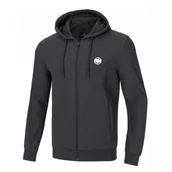 Odzież taktyczna i umundurowanie - Bluza rozpinana z kapturem Pit Bull Heavy Weight 220 Coolmax Pique Rockey '24 - Grafitowa S - miniaturka - grafika 1