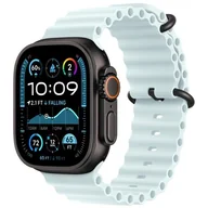 Akcesoria do smartwatchy - Pasek do Apple Watch (44/45/46/49mm) Mroźny błękit (Tytan czarny) - miniaturka - grafika 1