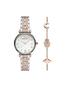 Zegarki damskie - Emporio Armani Zegarek Gianni T-Bar - miniaturka - grafika 1