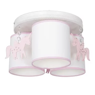 Milagro Lampa Sufitowa Żyrandol Plafon Jednorożec 3XE27 - Lampy sufitowe - miniaturka - grafika 3