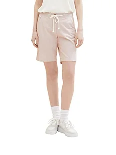 TOM TAILOR 1036631 Szorty bermudy Kobiety, 32181 – terakota offwhite Stripe, 36 - Spodenki damskie - miniaturka - grafika 1