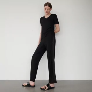 Piżamy damskie - Reserved Reserved - Dwucześciowa piżama - Czarny - grafika 1