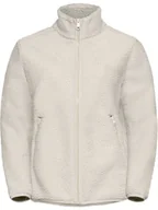 Kurtki damskie - Jack Wolfskin Kurtka polarowa "High Curl" w kolorze beżowym - miniaturka - grafika 1